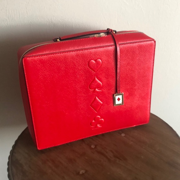 Éstee Lauder Red Cosmetic Case - Picture 1 of 5